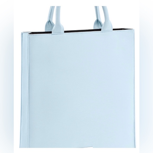 NEW Authentic Miu Miu Luxury Brand Beauty Tote Blue & Black, Large Size - Picture 4 of 10